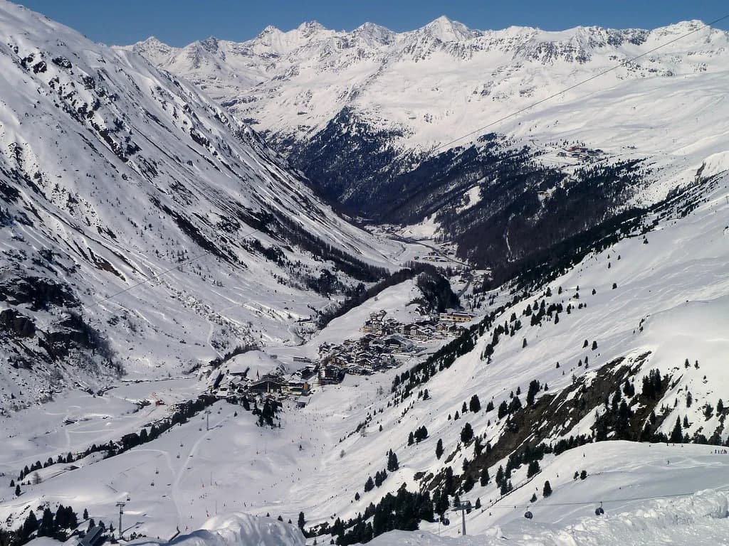 Obergurgl Ski Map: Sectors, Lifts and Piste Guide