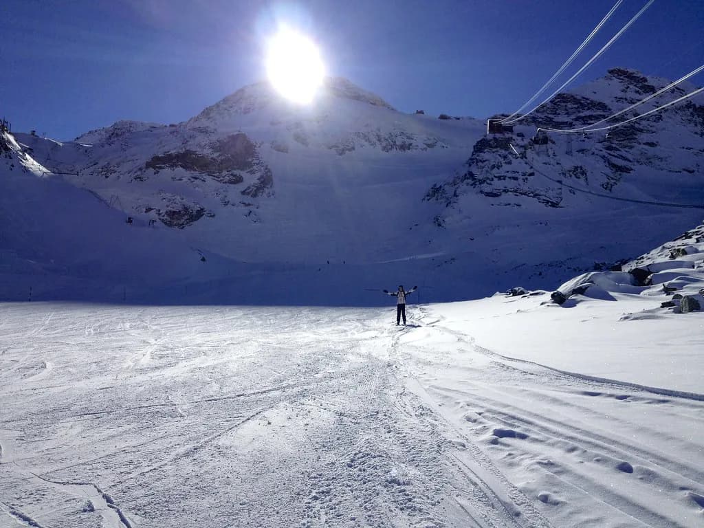 Saas-Fee Skiing: Glacier Slopes, Sectors and Passes