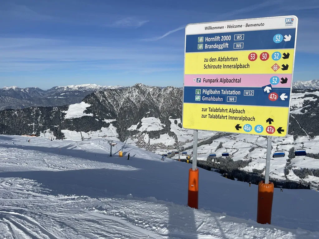 Piste marker, Alpbach