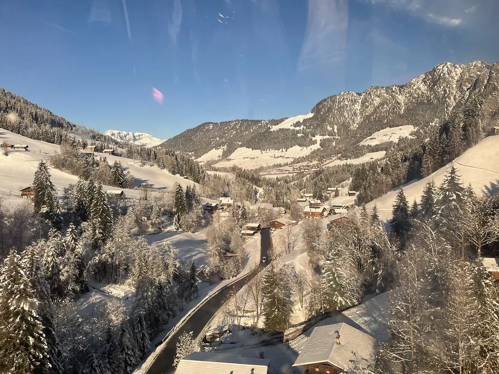 View towards Alpbach from the gondola