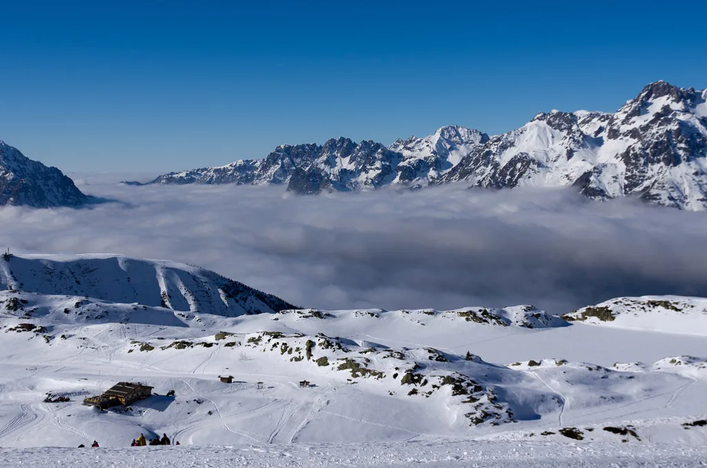 Alpe d'Huez ski area, France
