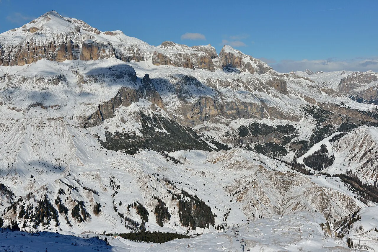 Sella Alta Badia Ciaulong Arabba da Porta Vescovo