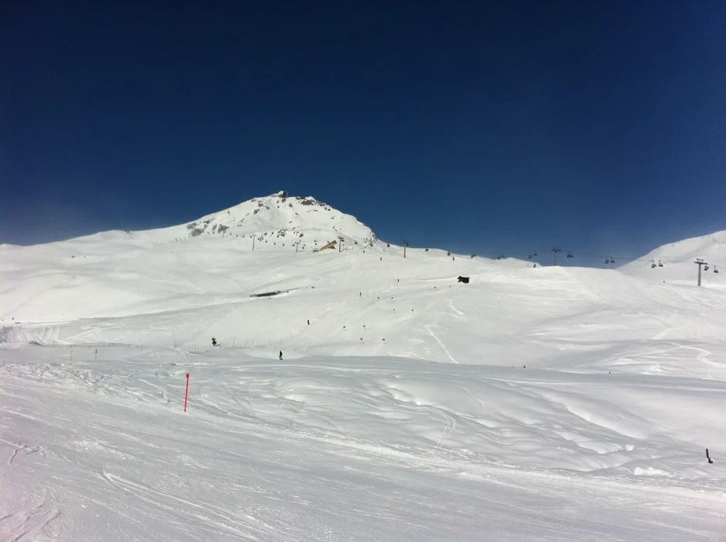 Weisshorn (von unten), Arosa