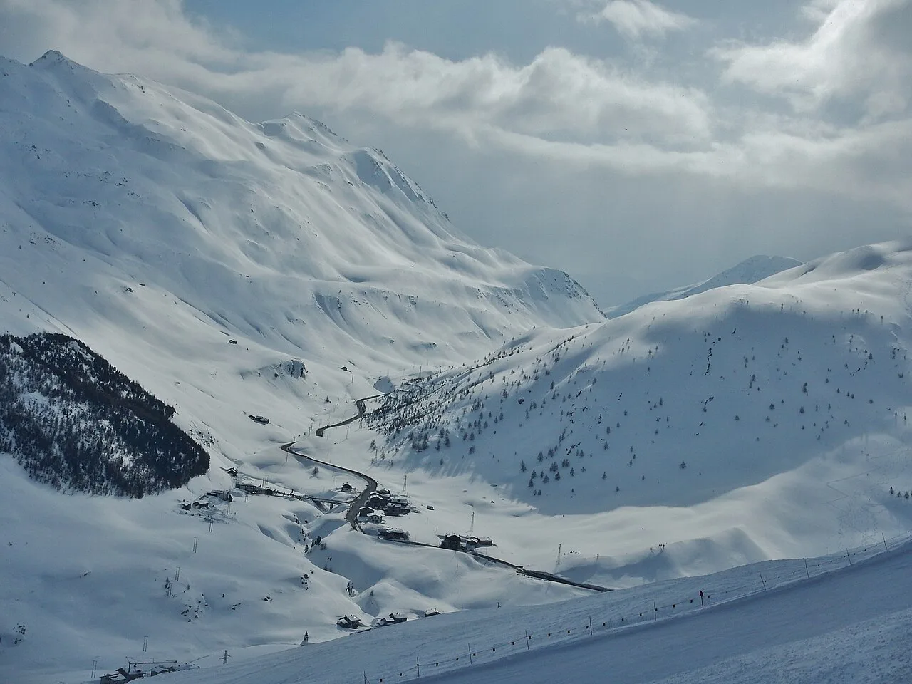 View from Ski Area Mottolino direction Bormio - panoramio