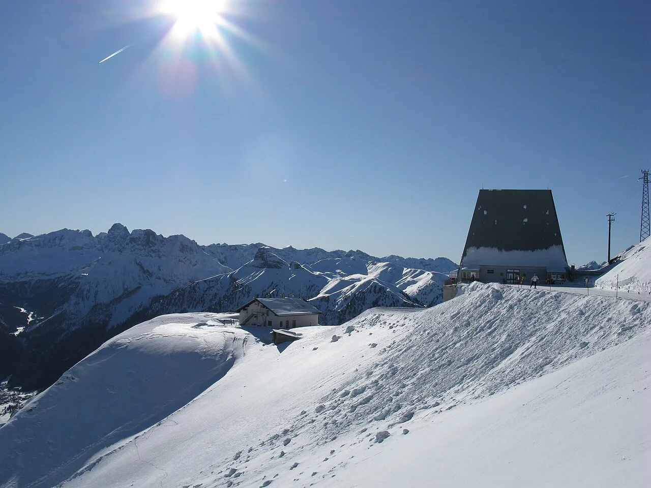 Campitello lift station - panoramio, Canazei