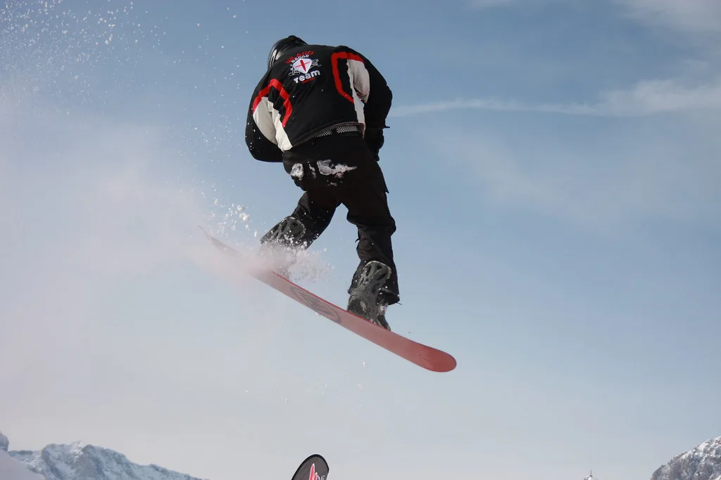 Snowboarder, Canazei