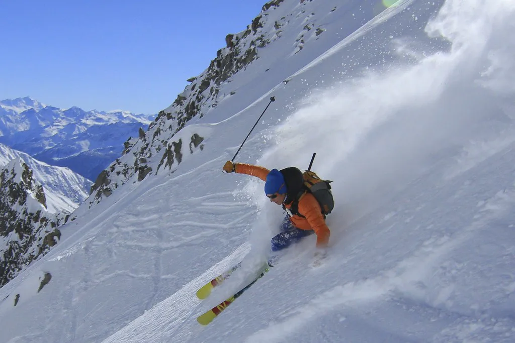 ski en pente raide, Courmayeur