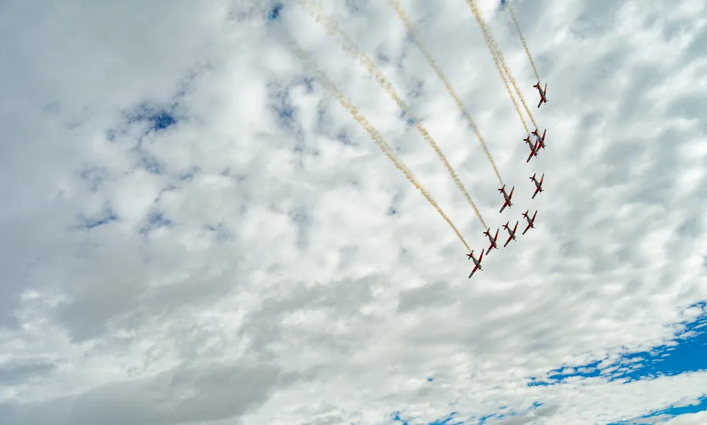 pc-7 Suisse patrouille, Crans-Montana