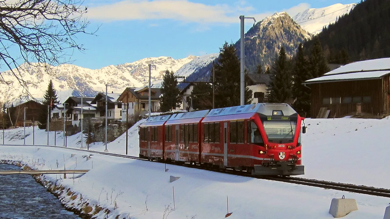 Winterstimmung in Davos (Schweiz) 18. November