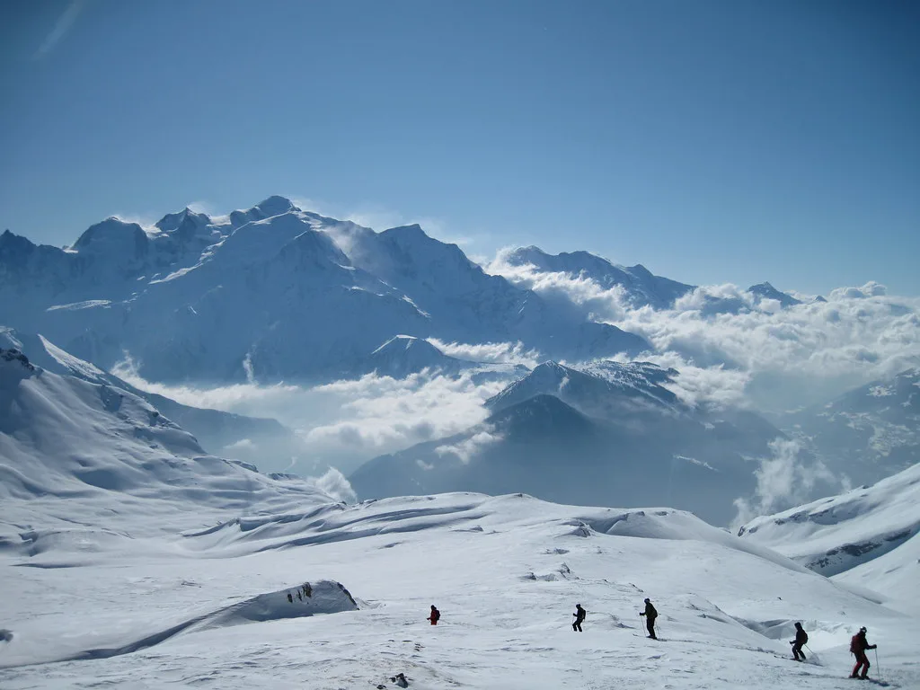 Ski scene, Flaine