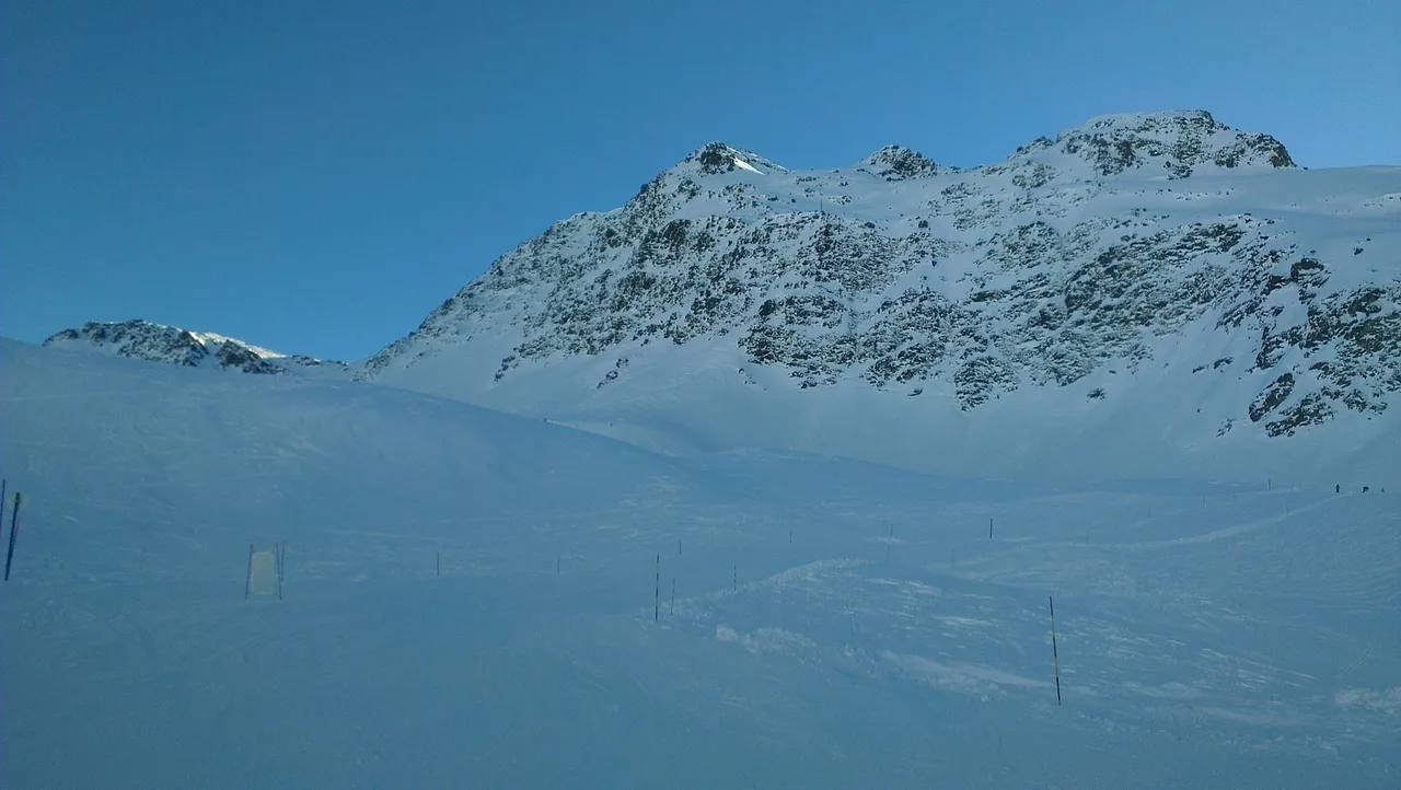 La Rosière ski area, France