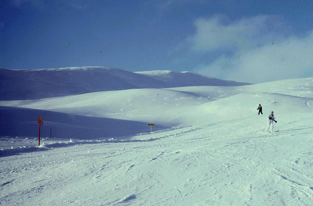 La Rosière ski area, France