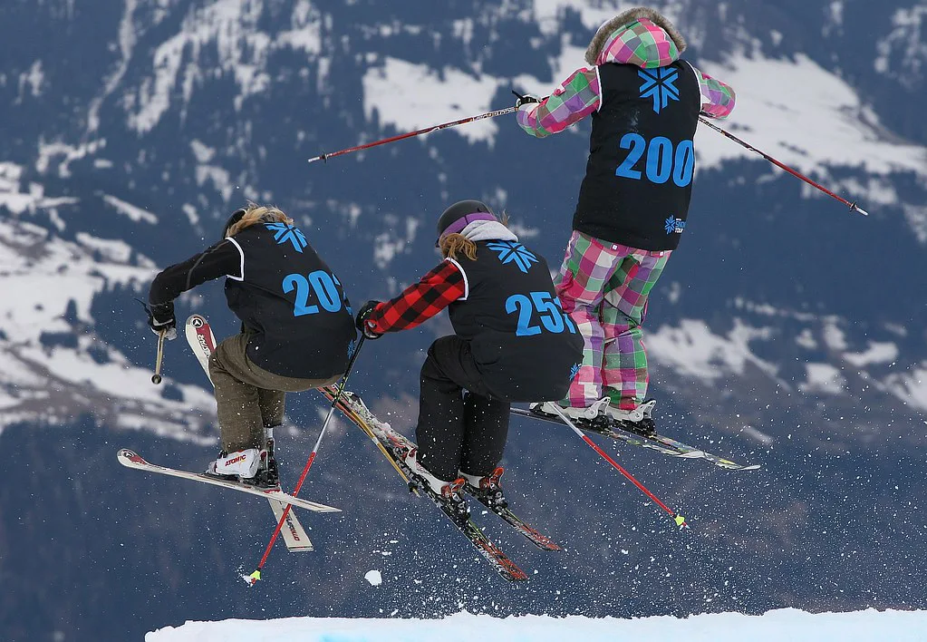 Womens Skier-Cross / Ski-Cross at The Brits - Laax, Switzerland