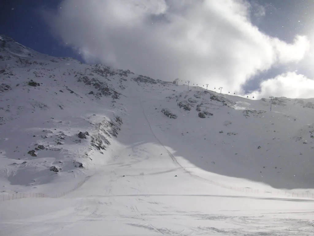 The flying K at Les Arcs