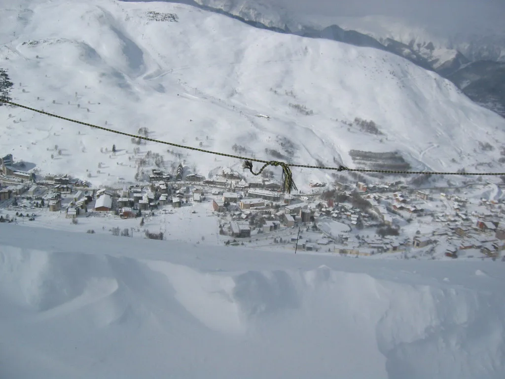 Les Deux Alpes ski area, France