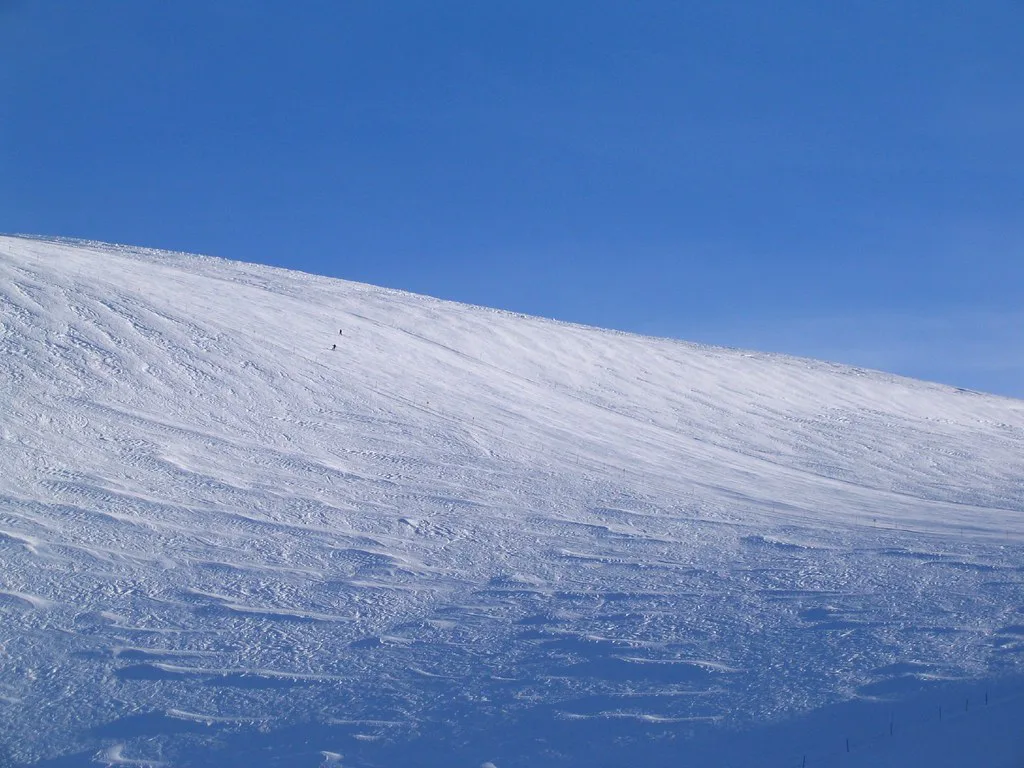 Windblown slope, Les Deux Alpes