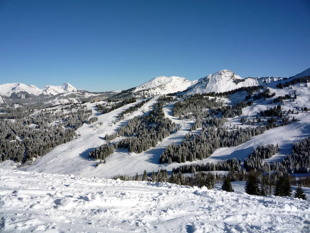View from the highest peak, Les Gets, France