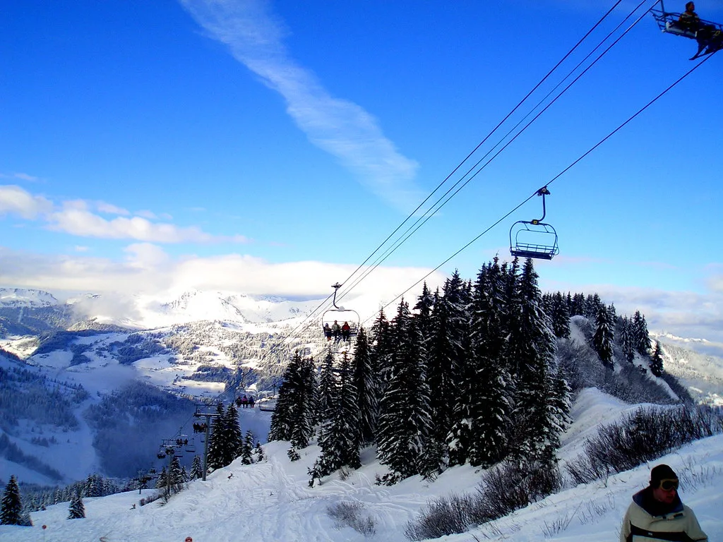 View from the Piste, Les Gets