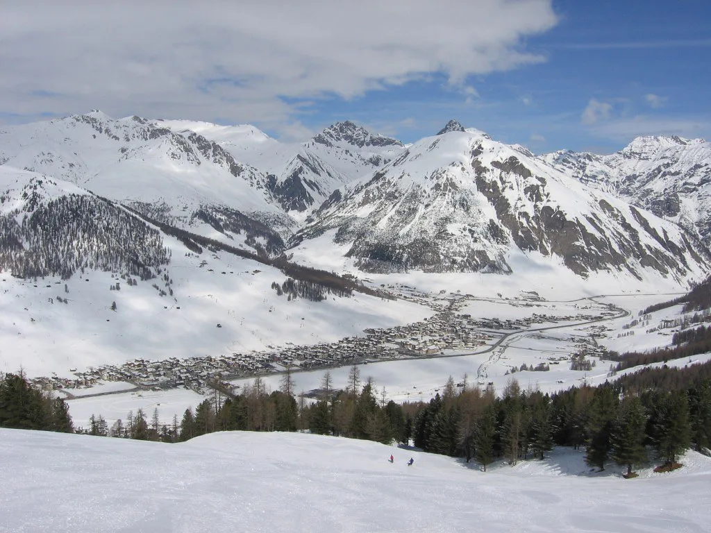 livigno in the valley