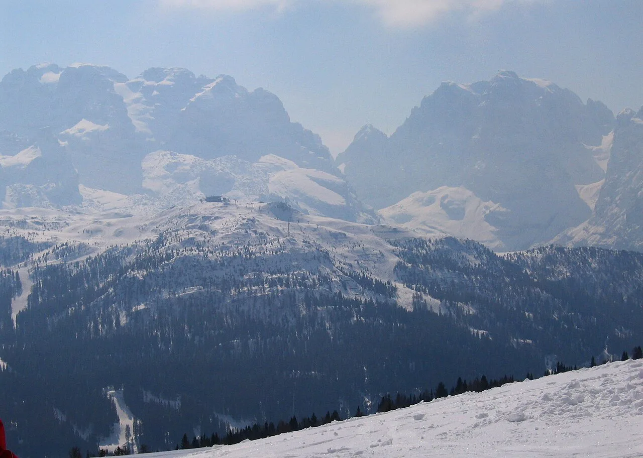 View from Folgarida, Madonna di Campiglio