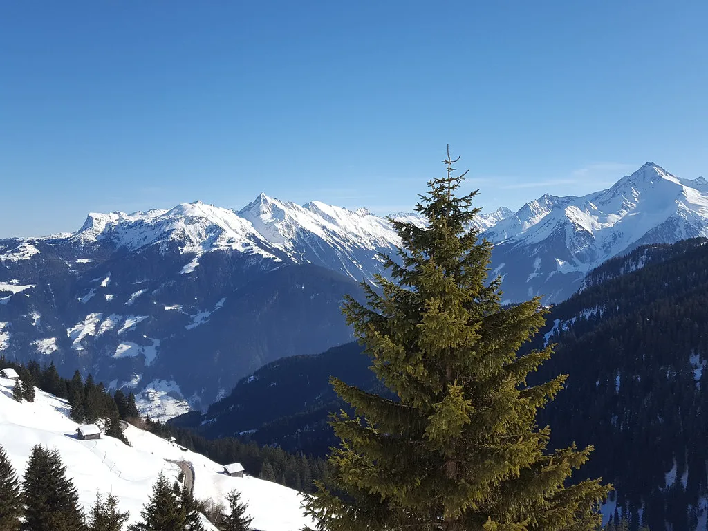 Mayrhofen ski area, Austria