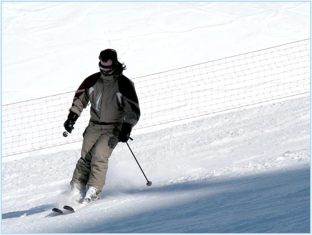 Myself Skiing, Meribel
