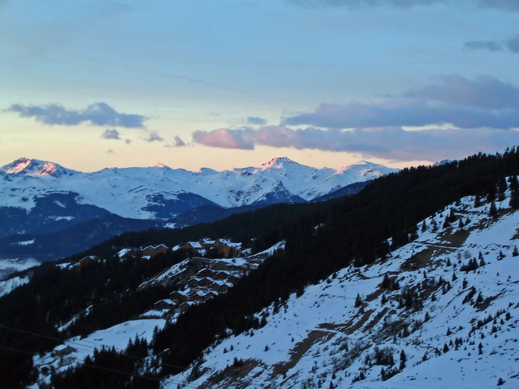 Sunset, Meribel