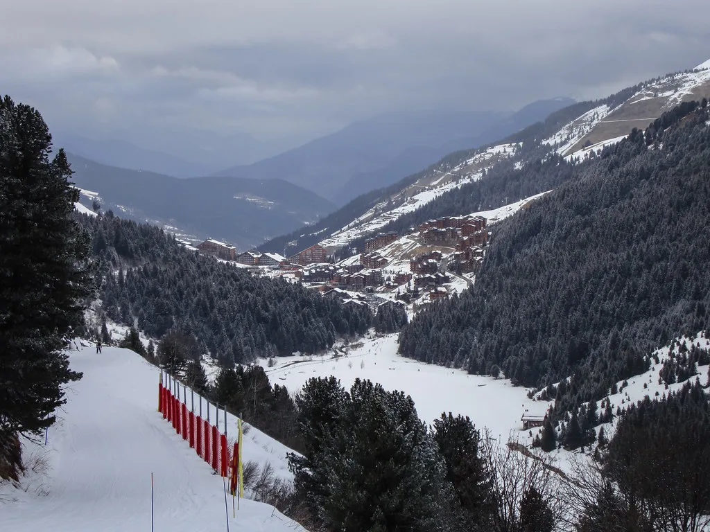Meribel ski area, France