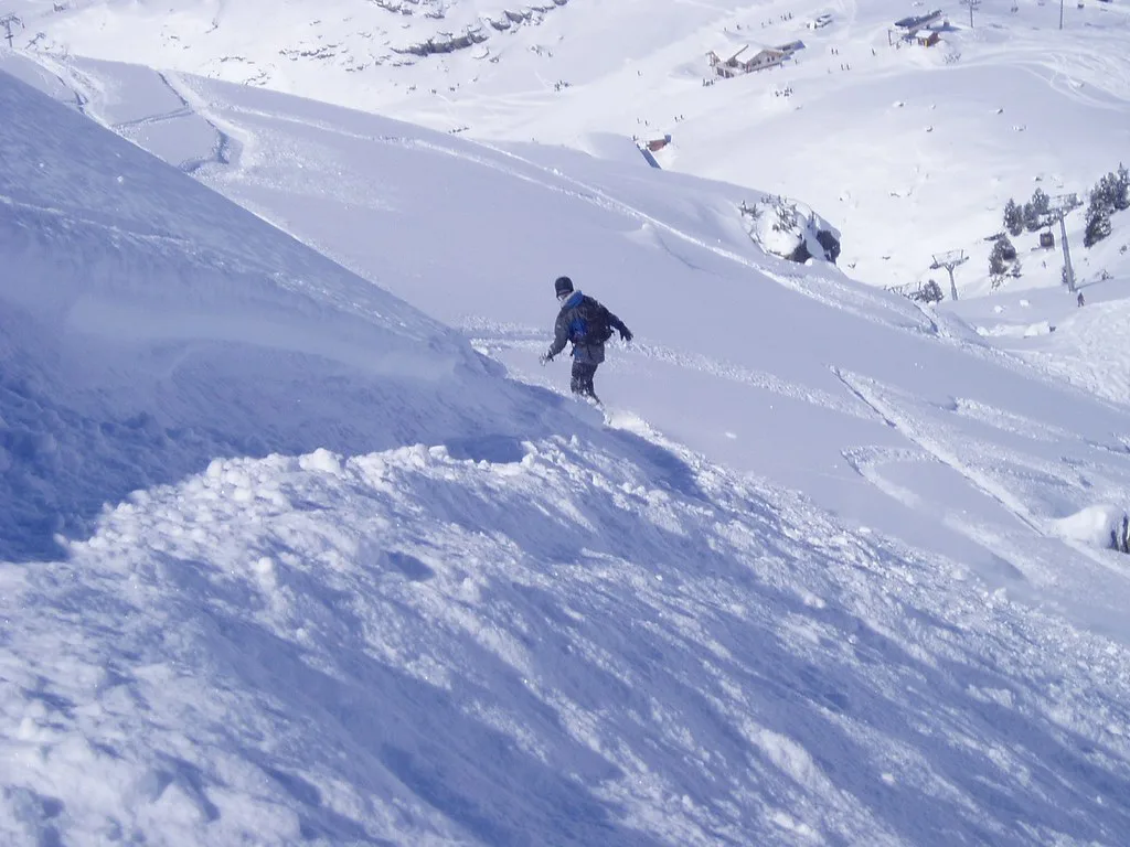 Meribel ski area, France