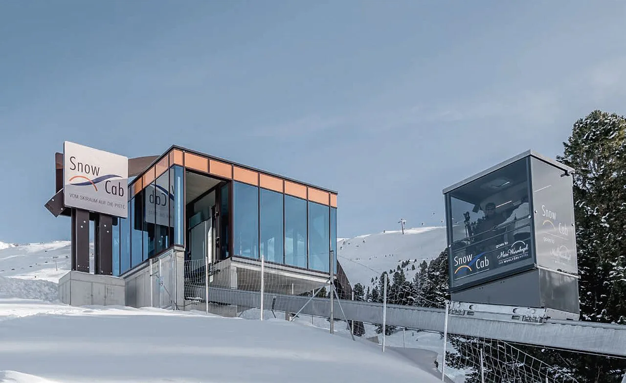 Inclined Lift "Snow-Cab" Wurmkogel, Obergurgl