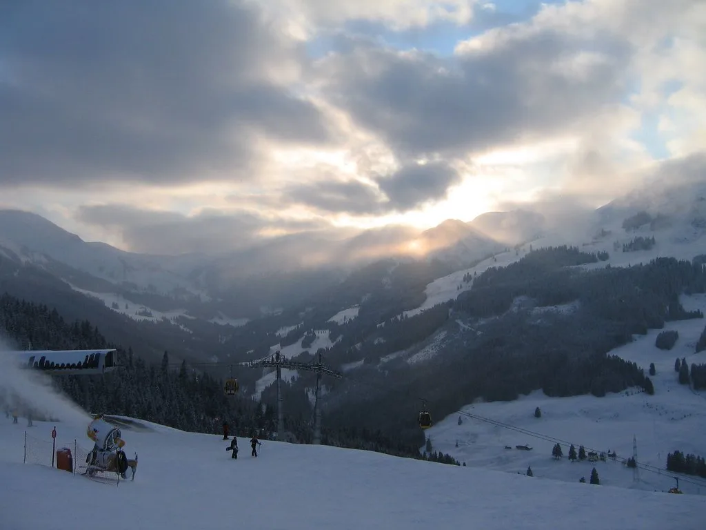 Saalbach Hinterglem sunset