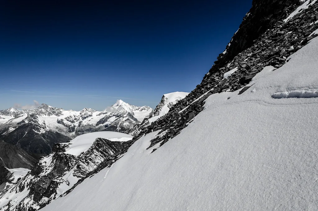 There is always a way down, Saas-Fee