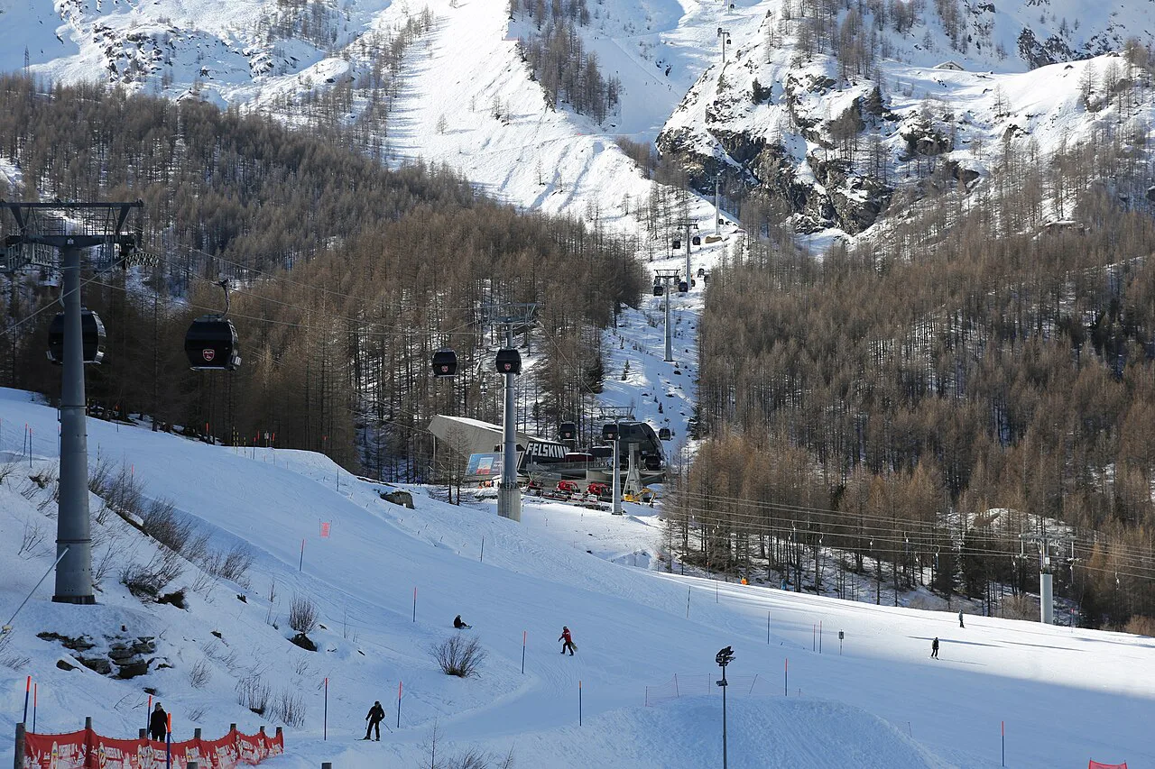 Felskinn Talstation, Saas-Fee