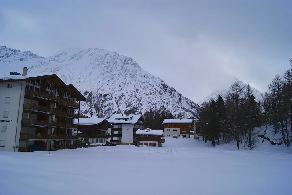 Saas-Fee ski area, Switzerland