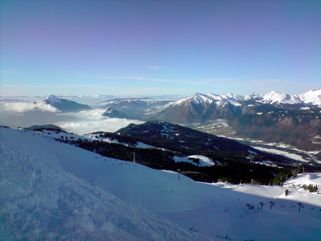 A view in the Northern Alpes, Samoëns