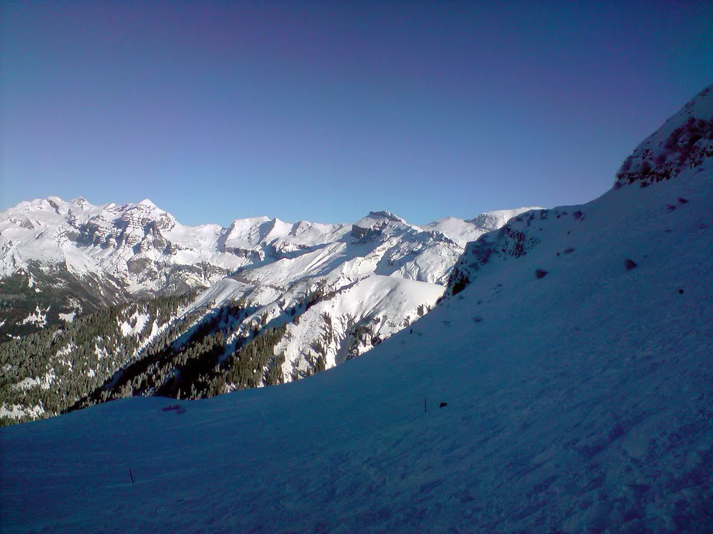 A view in the Northern Alpes, Samoëns