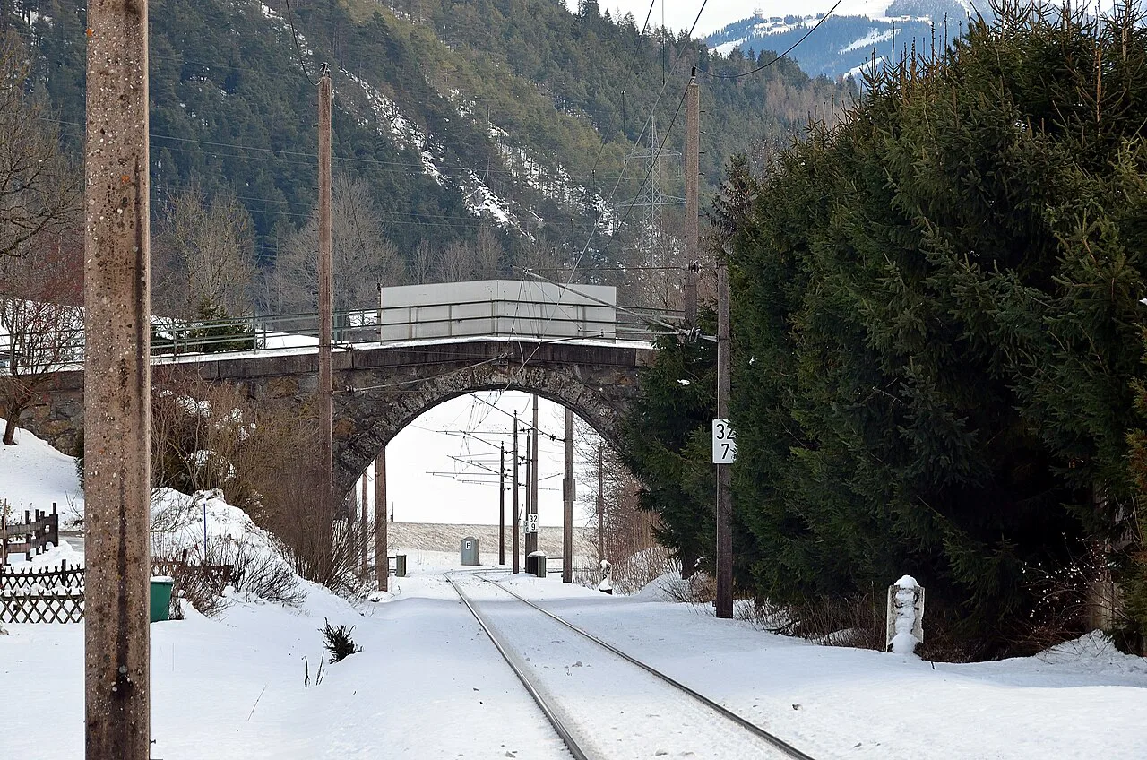 Roadbridge over Ennstalbahn, Mandling, Schladming