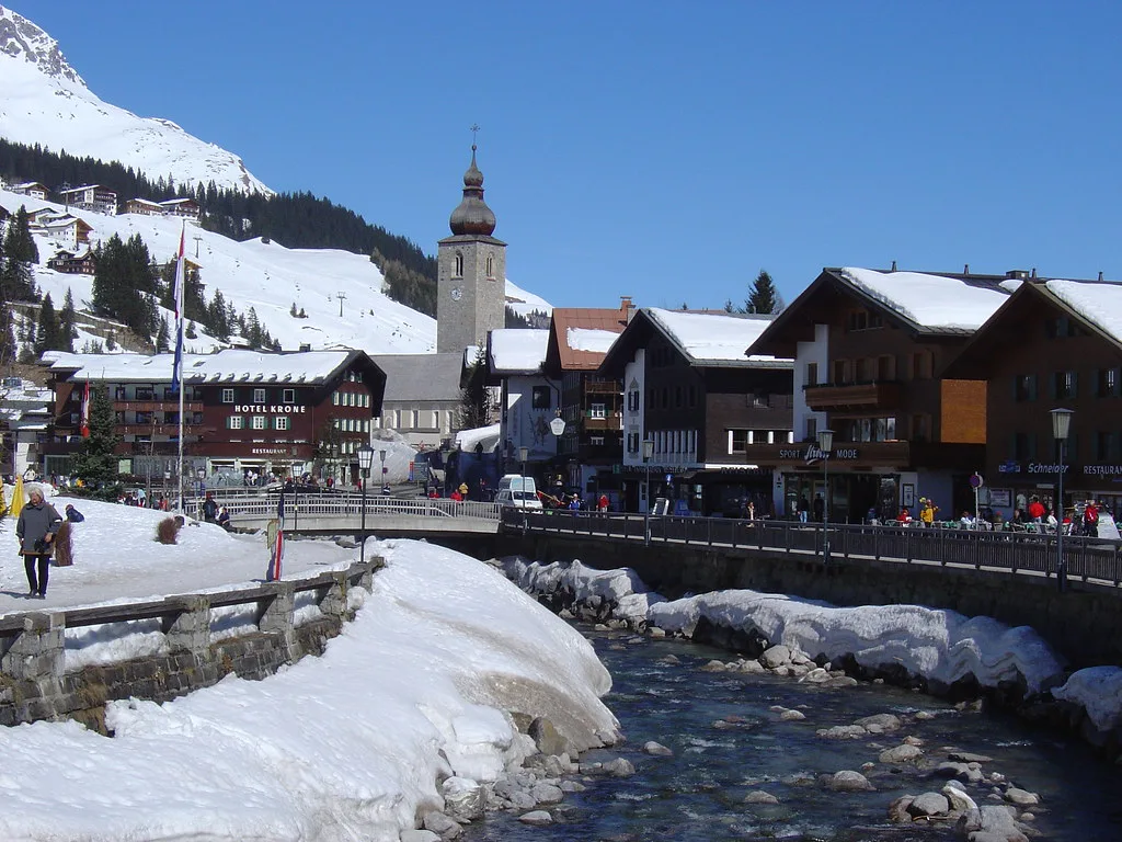 St Anton ski area, Austria