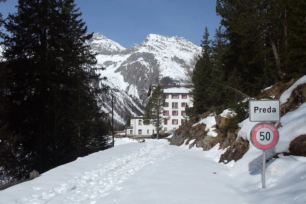 Albula Pass - Preda, St Moritz