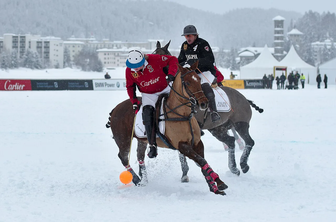 30th St. Moritz Polo World Cup on Snow - - Cartier vs Ralph Lauren