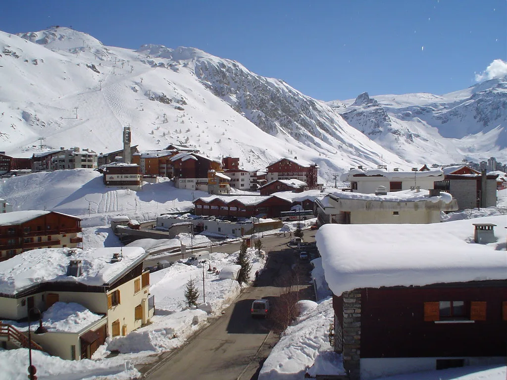Tignes ski area, France