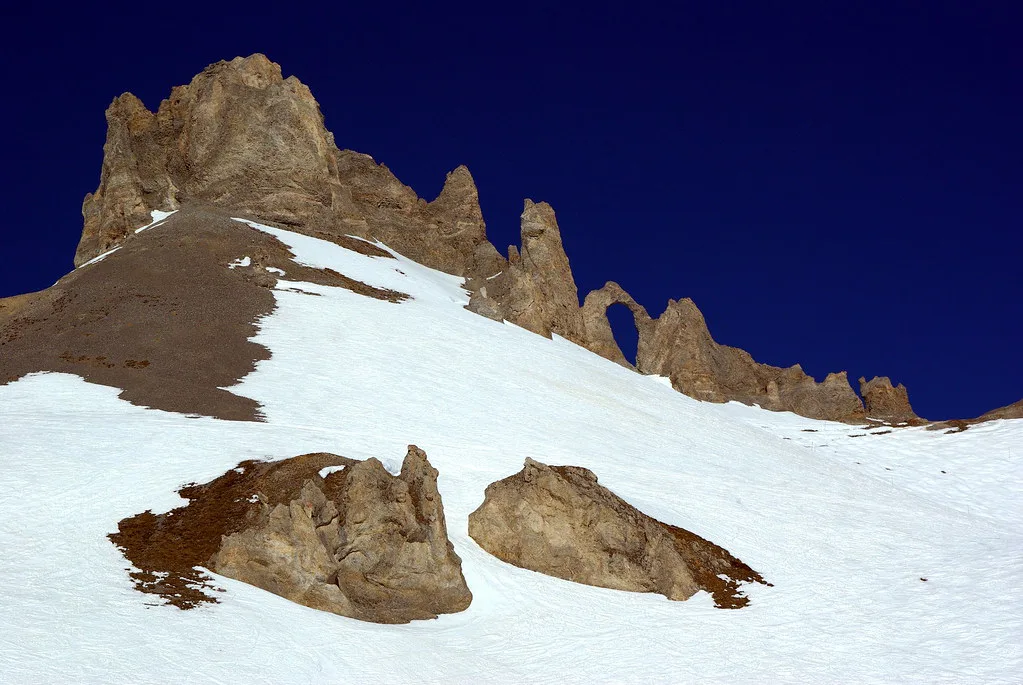 L'Aiguille percée, Tignes