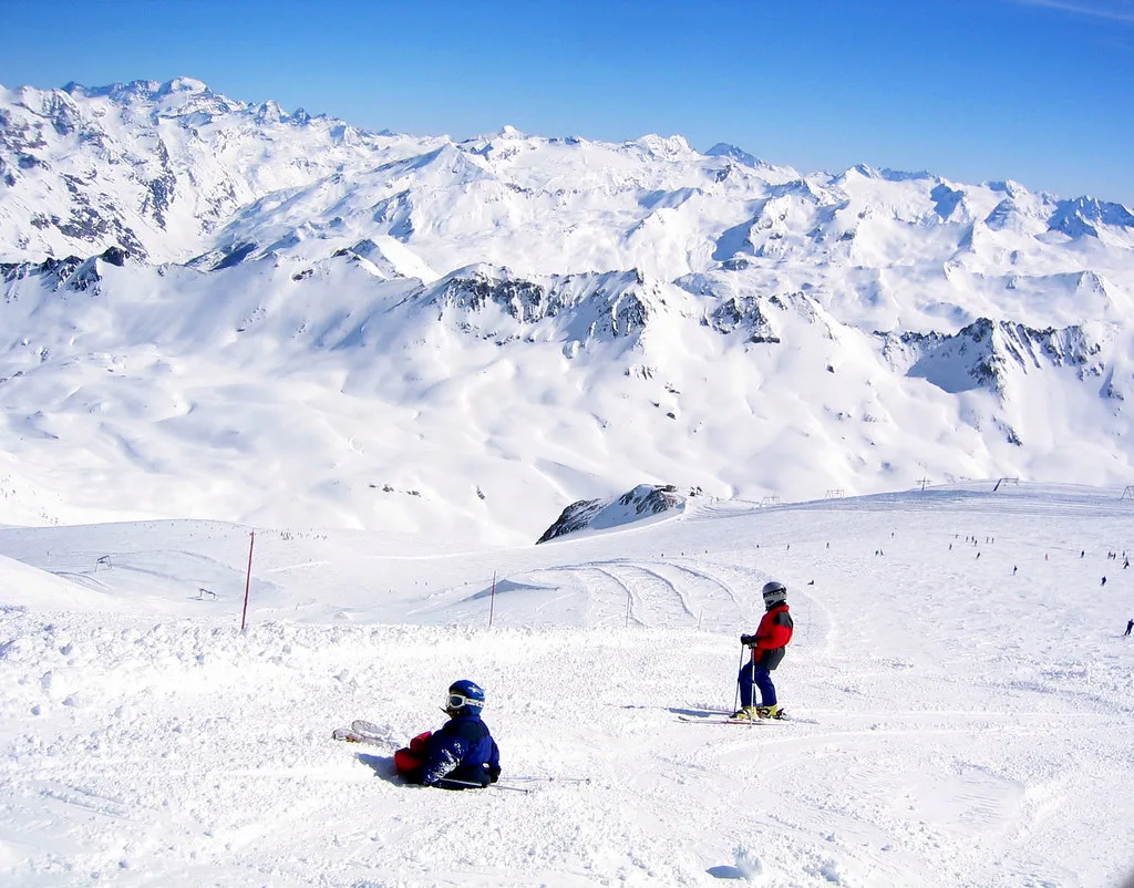 Tignes ski area, France