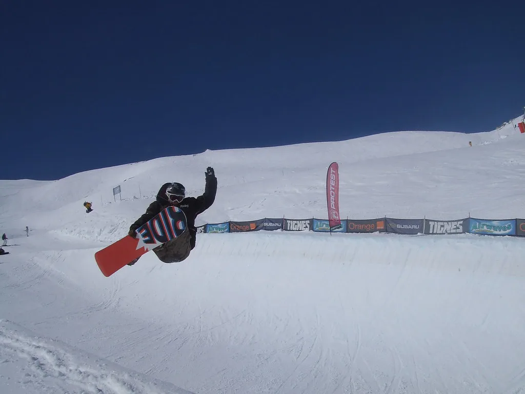 Tignes ski area, France