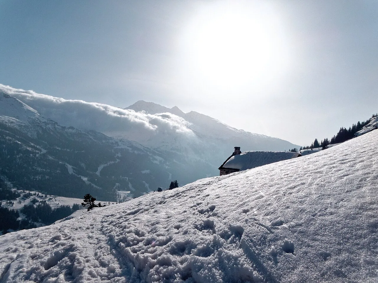 Fin de journée , Val Cenis