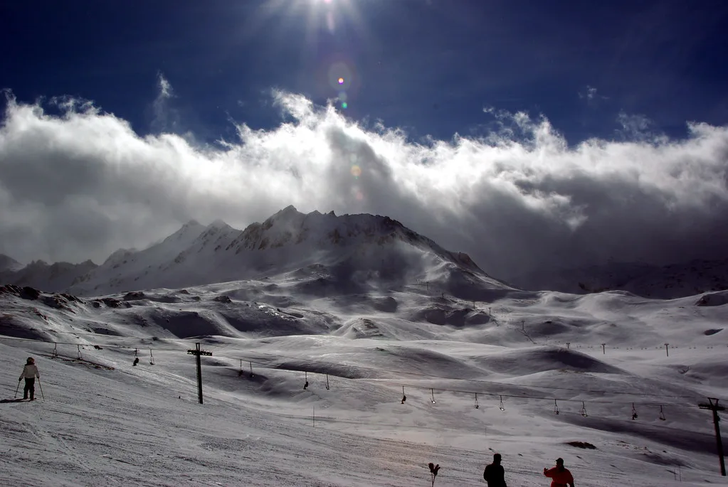Montagne et nuages, Val d'Isère