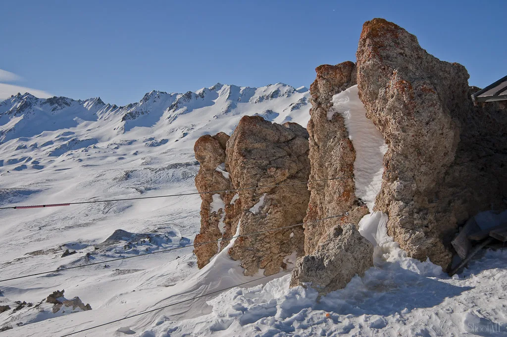 Val d'Isère ski area, France