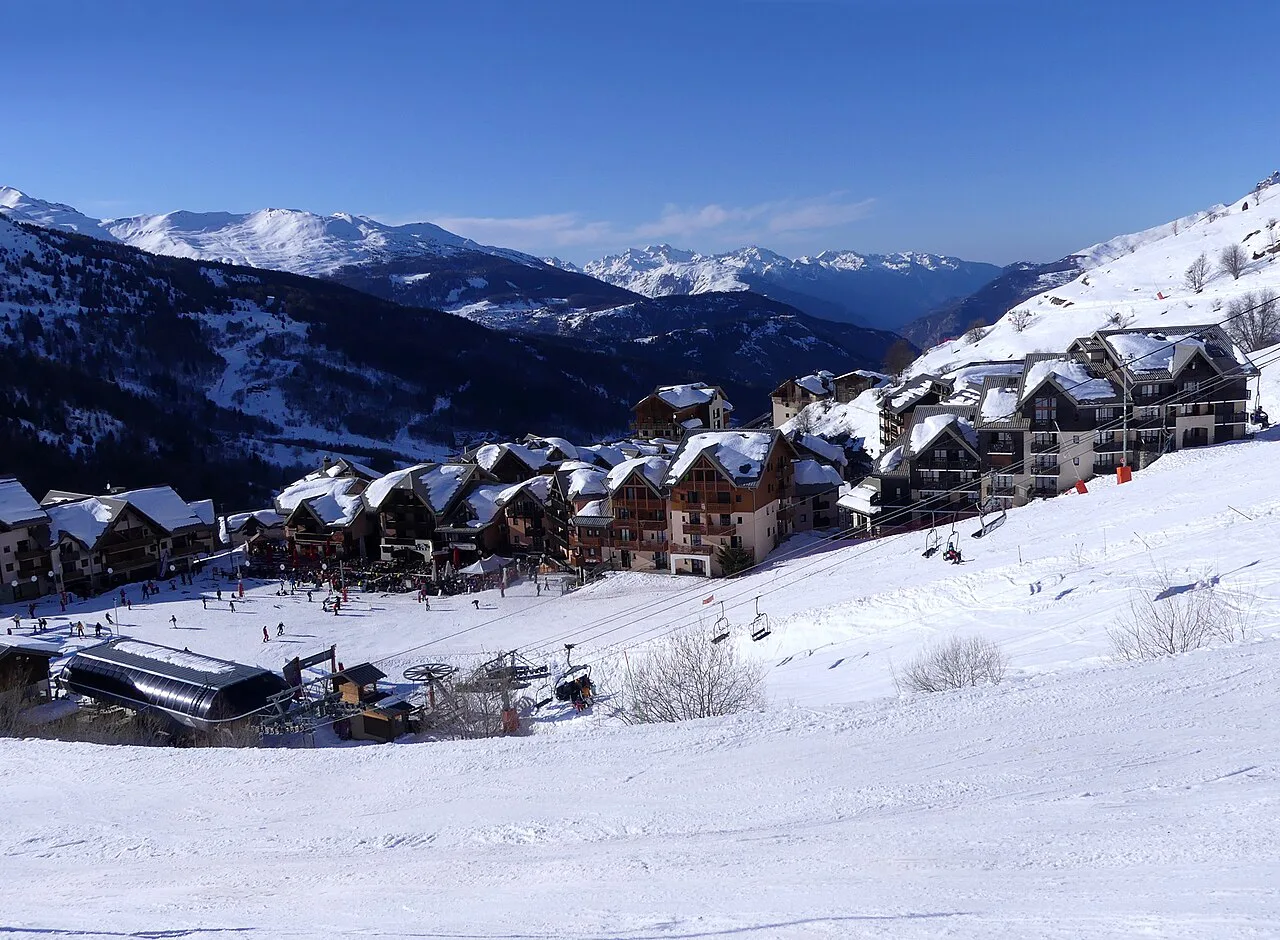 Station de ski de Valmeinier (février