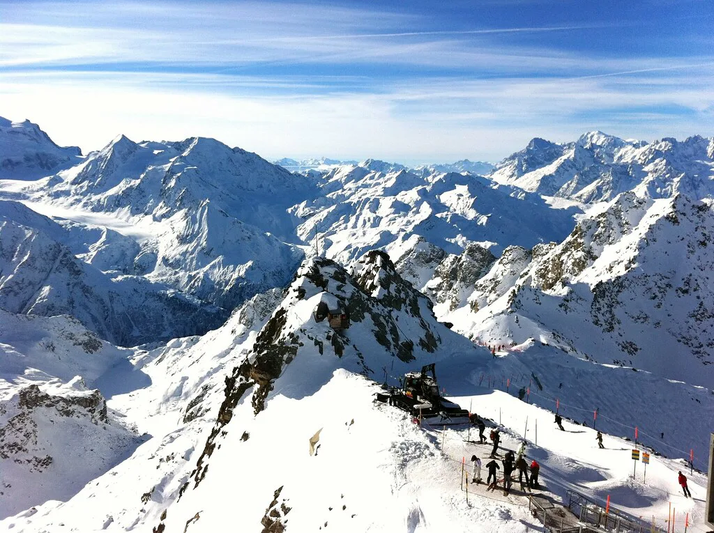 Verbier Ski Resort, Les 4 Vallees, Switzerland