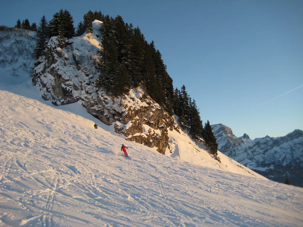 Villars ski area, Switzerland